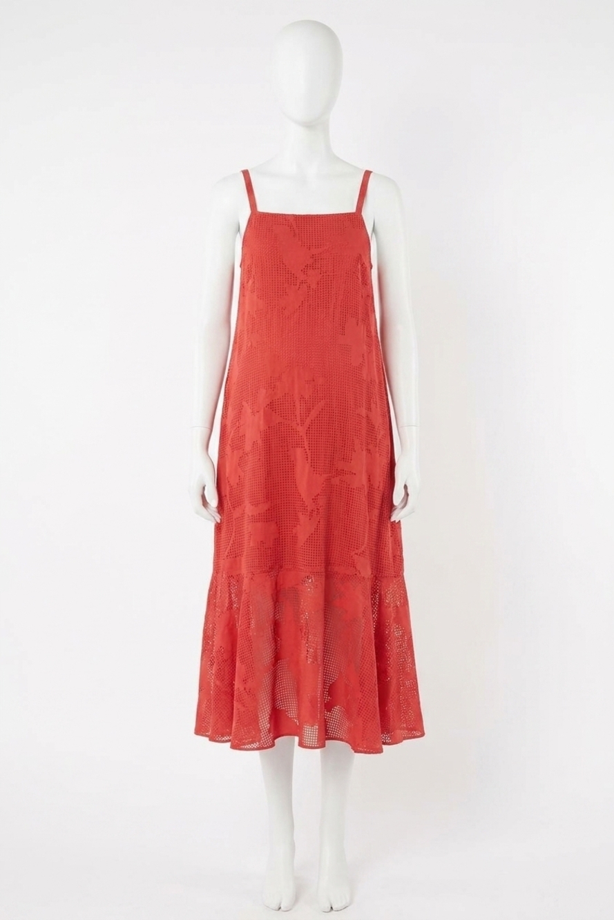NEW HATCH paola maternity dress in red